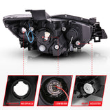 ANZO USA - Projector Headlight Set w/Halo - 121520