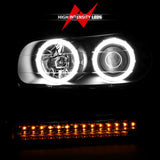 ANZO USA - Projector Headlight Set w/Halo - 111127