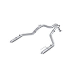MBRP 3 Inch Axle-Back Dual Rear Turndown, T304 (S5270304)