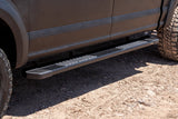Raptor Series 6" OEM Style Running Boards Black Textured Aluminum - 1703-0366BT