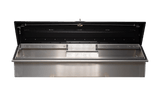 Highway Product 90 X 16 X 16 PASSENGER SIDE LOW SIDE TOOL BOX WITH SMOOTH ALUMINUM BASE - 3712-008
