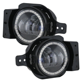 2018+ Jeep JL 9 inch Adapted Headlight and 4 inch Foglight ColorSMART Combo Complete RGB Multi-Color kit - Smartphone Co