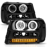 ANZO USA - Projector Headlight Set w/Halo - 111127
