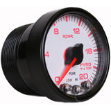 GAUGE, PYRO. (EGT), 2 1/16", 2000?F, STEPPER MOTOR W/PEAK & WARN, WHT/BLK, SPEK — Red (P31012)