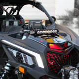 S8 10 Inch Shock Mount Kit - '17-24 Maverick X3 (Driving/Combo; Baja Amber)