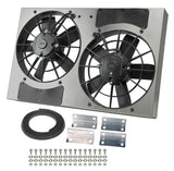 Derale Powerpack - High Output Dual 11" Electric RAD Fan/Aluminum Shroud Kit (16831)