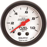 GAUGE, FUEL PRESSURE, 2 1/16", 1.0BAR, MECHANICAL, PHANTOM