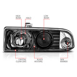 ANZO USA - Projector Headlight Set w/Halo - 111015
