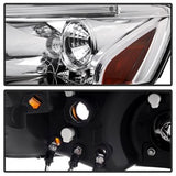 Spyder Projector Headlights - LED Halo - Chrome (5011602) - image 4