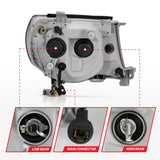 ANZO USA - Projector Headlight Set w/Halo - 121282