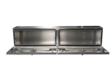 Highway Product 65 X 16 X 13 HIGH SIDE TOOL BOX WITH SMOOTH ALUMINUM DOOR, SMOOTH ALUMINUM BASE - 3813-005