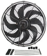 Derale 16" Dyno-Cool Curved Blade Electric Fan - image 2