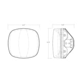 Light Cover for Adapt XE, Yellow, Single