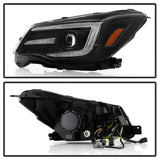 Spyder Headlights - Sequential LED Turn Signal - Black (5088451) - image 3