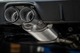 3in Cat-Back. Dual Center Rear Exit. T304. CF Tips