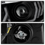 Spyder Projector Headlights - DRL U-Shape - Black - image 4