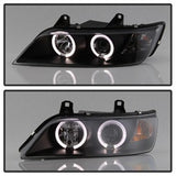 Spyder Projector Headlights - LED Halo - Black (5009081) - image 9