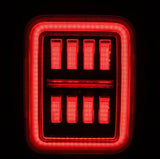 AlphaRex Prismatic LED Taillights Black Red - 602070 - image 3