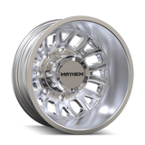 MAYHEM COGENT DUALLY (8107D) POLISHED 17X6.5 8-165.1 125MM 121.3MM 8107D-7681FP