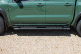 Raptor Series 6" OEM Style Running Boards Black Textured Aluminum - 1707-0589BT