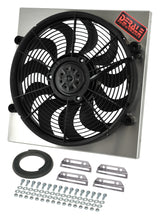 Derale Powerpack - High Output Single 17" Electric RAD Fan/Aluminum Shroud Kit (16818)