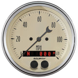 2 PC. GAUGE KIT, 3-3/8" QUAD & SPEEDOMETER, 240-33 Ohm, ANTIQUE BEIGE