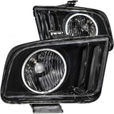 ANZO USA - Crystal Headlight Set w/Halo - 121033