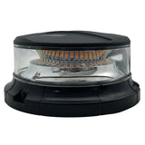 NEW - LoPro White and Amber Strobing Wig Wag Round Beacon with Portable Magnetic or 3-Hole Mount Base and Cigarette Ligh