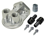 Derale Single Ports Up 1/2" NPT Filter Mount Kit with 13/16"-16 Filter - image 2