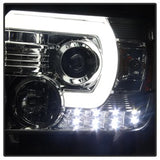 Spyder Projector Headlights - Light Bar DRL - Chrome (5080622) - image 7