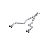 3in. Cat-Back. Dual Rear Exit. Street Version. AL. Quad Tips (S7115AL)