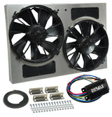 Derale Powerpack - High Output Dual 12" RAD Fan/Alum Shroud Kit w/ PWM Controller (66826) — view 3
