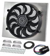 Derale High Output Single 17" Electric RAD Fan/Alum Shroud Kit w/ PWM - image 3