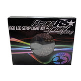 16ft (5M) 20-Color RGB Multi-Color 5050 LED Custom Tape Strip w/ Remote - Includes NEW Heavy Duty 3M adhesive backing IP