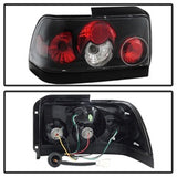 Spyder Euro Style Tail Lights - Black (5007407) - image 2