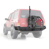 XRC Rear Bumper W/Hitch & Tire Carrier - Black Textured
