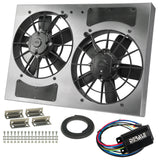 Derale Powerpack - High Output Dual 11" RAD Fan/Alum Shroud Kit w/ PWM Controller (66833) — view 3