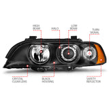 ANZO USA - Projector Headlight Set w/Halo - 121017