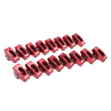 Red Roller Rockers for Small-Block Chevy 3/8 stud 1.5:1 Wide body (Qty 16)