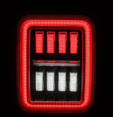 AlphaRex Prismatic LED Taillights Black Red - 602070 - image 5