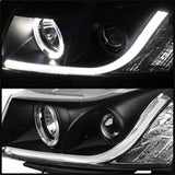 Spyder Projector Headlights - Light Tube - DRL - Black (5074164) - image 2