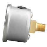 1-1/2" PRESSURE, 0-60 PSI, WHITE