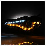 Spyder Projector Headlights - DRL LED - Black (5075413) - image 4