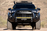 Magnum Front Stubby Winch Ready Bumpers Black Textured Alloy Steel