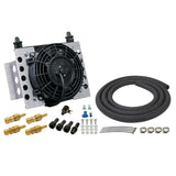 Derale 15 Row Atomic Cool Plate & Fin Remote Transmission Cooler Kit, -6AN - image 5