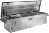 Highway Product 70 X 16 X 20 SINGLE LID TOOL BOX WITH SMOOTH ALUMINUM BASE, DIAMOND PLATE LID - 3213-003
