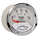 GAUGE, FUEL LEVEL, 2 1/16", 240OE TO 33OF, ELEC, CHEVROLET HERITAGE BOWTIE