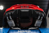 3in. Cat-Back. Dual Rear Exit. Active Exhaust. T304. Quad CF Tips.