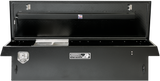 Highway Product 70 X 16 X 23 SINGLE LID TOOL BOX WITH SMOOTH BLACK BASE, BLACK DIAMOND PLATE LID - 3213-009-BK62