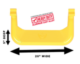 Super Hoop; Assist/Side Step; XP7 Safety Yellow Powder Coat; Pair (124037)